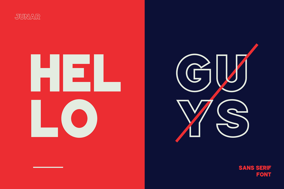 Junar - Wide Sans Serif preview 3
