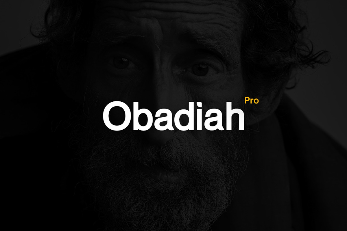 Obadiah pro - Modern Typeface, a Sans Serif Font by Webhance Studio (Photo 4 of 10)