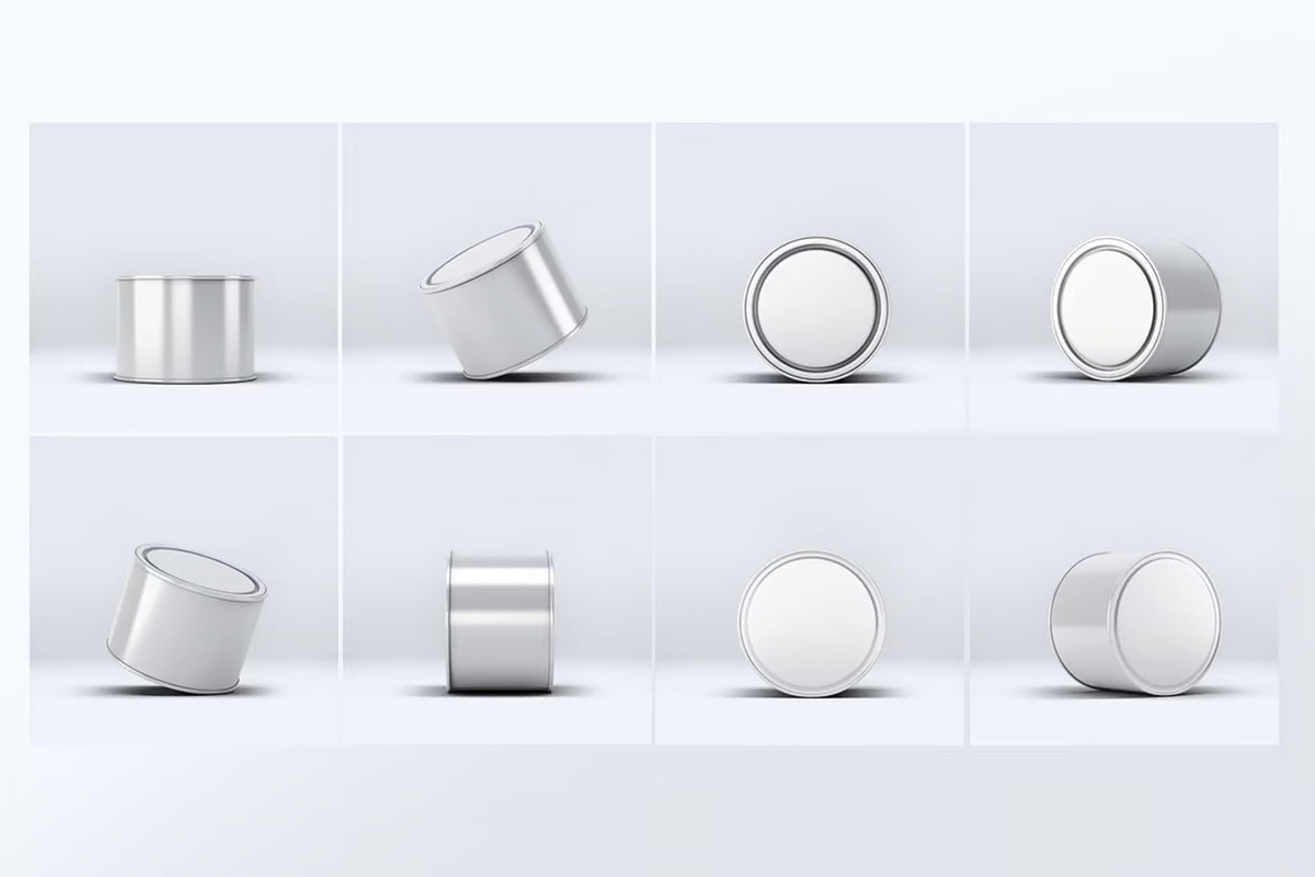 Paint Can Mockup, an Advertising Mockup by Hubzway (Photo 8 of 9)