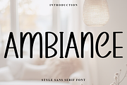 Ambiance, a Script Font by InermediaSTUDIO (Thumbnail 1 of 5)