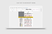 Resume / CV Template | Word, a Resume Template by HiveArts (Thumbnail 6 of 6)