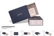 Rectangular Sliding Box Mockup, a Packaging Mockup by Sheikhadesign (Thumbnail 1 of 11)