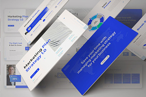 Marketing Strategy Keynote, a Presentation Template by Pixslides