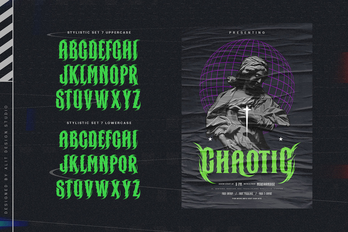 Metal Thorn Typeface, a Blackletter Font by alit design (Photo 14 of 20)