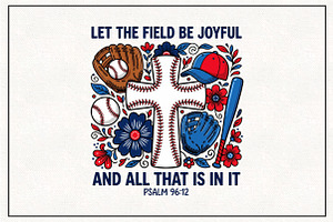 Joyful Baseball Coquette PNG, a Work Illustration by CraftArtStudio