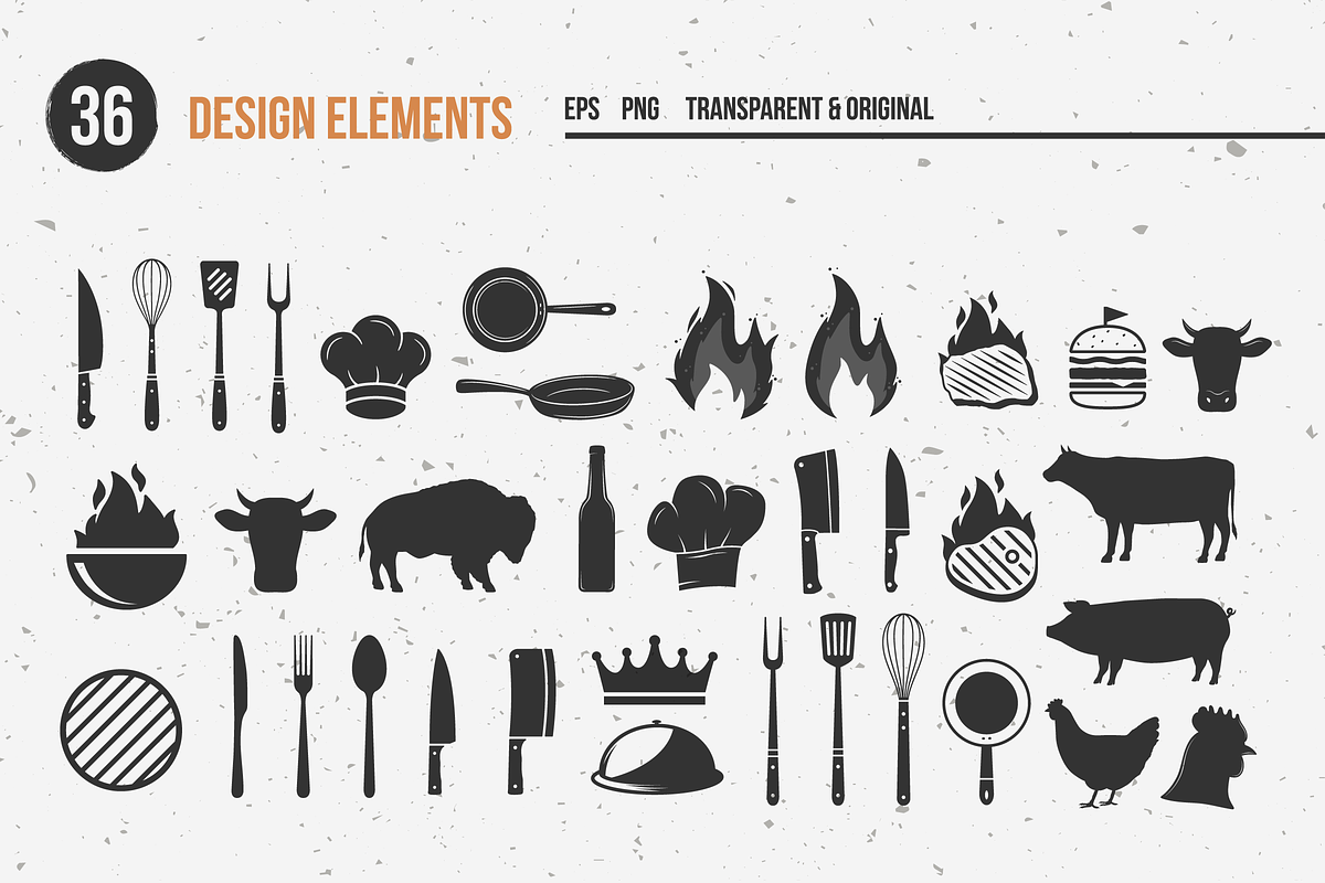 Vintage Food business logo set, a Branding & Logo Template by DenysHolovatiuk (Photo 5 of 13)