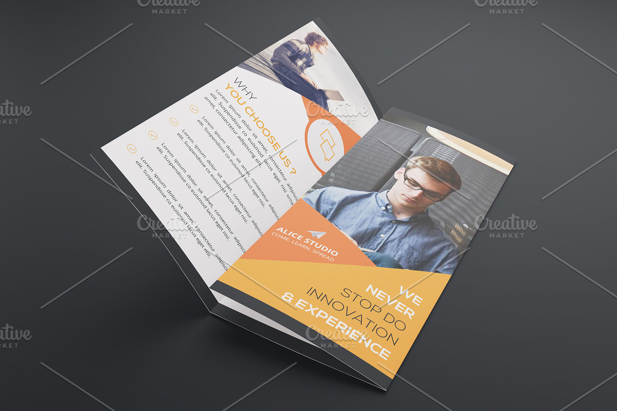 Trifold Brochure Template, a Brochure Template by Alice_s (Photo 4 of 9)