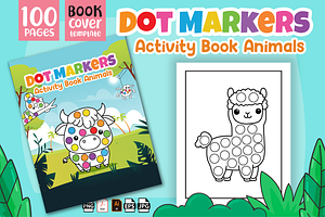 Dot Markers Activity Book Animals
