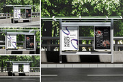 High Quality Bus Stop Poster Mockup, a Product Mockup by AnasStudio (Thumbnail 1 of 4)