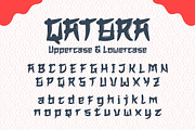 QATORA Faux Japanese Font, a Font by twinstd (Thumbnail 8 of 10)