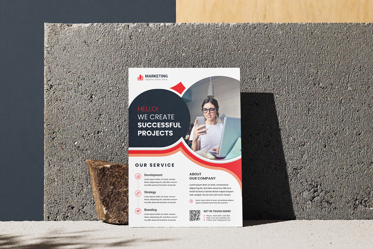 Corporate Business Flyer Template, a Flyer Template by workclan24 (Photo 3 of 3)