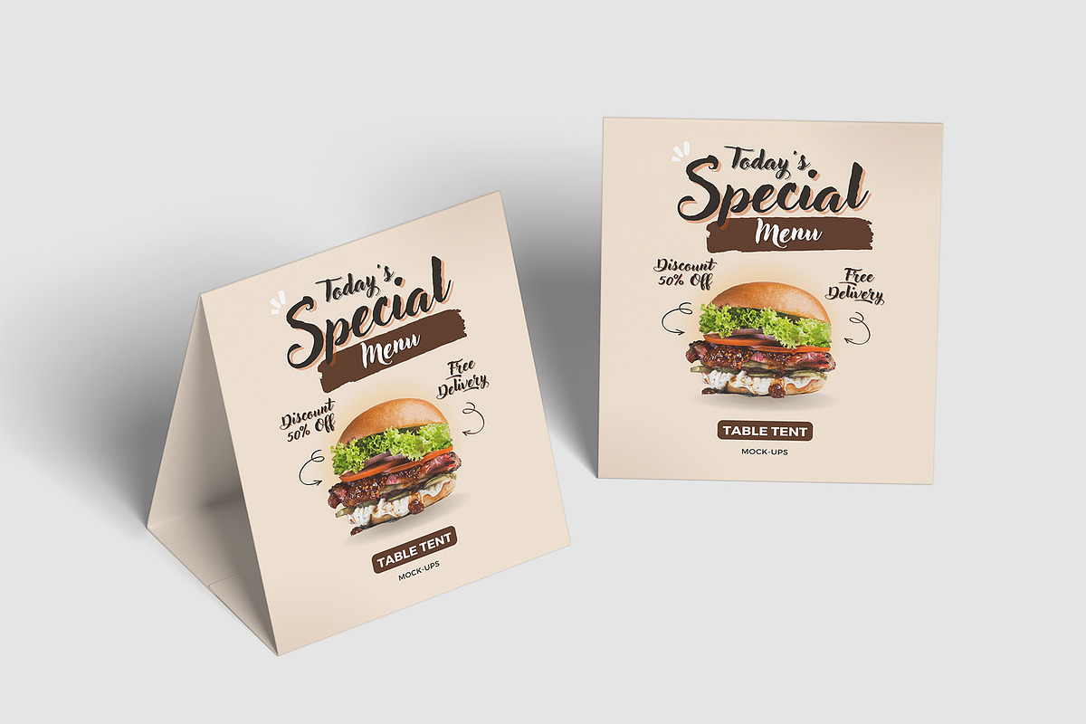 Table Tent Mockups | Table Card, an Advertising Mockup by Compositing Studio (Photo 14 of 20)