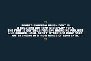 Sports Synergy Brush, a Sans Serif Font by QR Design Studio (Thumbnail 6 of 9)