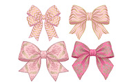 Pink Textured Bows Mega Bundle, a Decorative Illustration by Stellalunarts (Thumbnail 7 of 7)