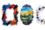 Watercolor Borders Clipart Set, an Object Graphic by RAHMAT (Thumbnail 15 of 15)