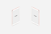 iPad Isometric & Simple Mockups Set, an iPad Mockup by tamiq (Thumbnail 7 of 7)
