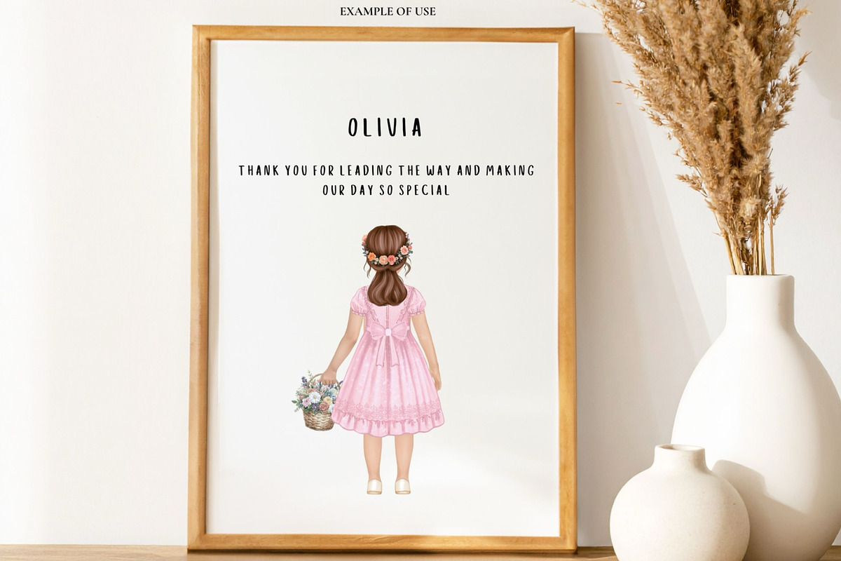 Flower Girl & Page Boy Clipart, a Person Illustration by ColorfulPT (Photo 3 of 7)
