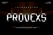 Provexs Font, a Sans Serif Font by agusariyadi (Thumbnail 1 of 4)