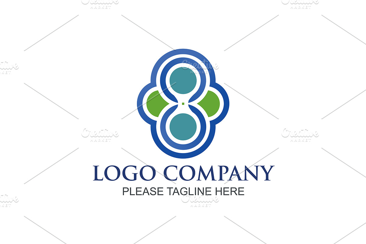 20 Logo Connecting Templates Bundle, a Branding & Logo Template by Friendesigns (Photo 11 of 21)