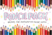 Pencil Pack Photoshop Brushes, a Brush Add-On by studio.pancz (Thumbnail 9 of 9)