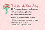 Love Lab Kit - Procreate Brush Set, a Brush Add-On by cugypress (Thumbnail 2 of 7)