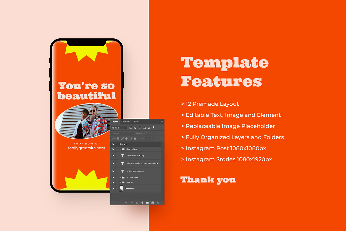 Froztoon - Instagram Stories & Post, a Social Media Template by MYDesign (Photo 5 of 5)