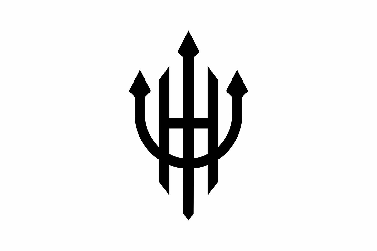 Letter H Trident Logo, a Branding & Logo Template by Buqancreative (Photo 3 of 4)