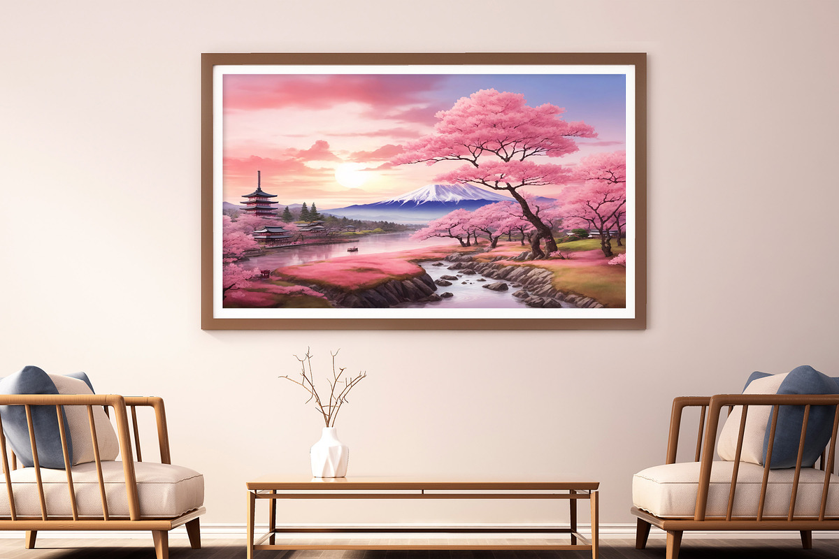 Japanese Wallpaper, a Wallpaper Graphic by Forhadx5 (Photo 6 of 8)