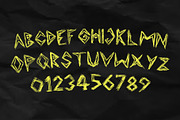 Dirty Young Hand Draw Font, a Handwritten Font by Nickhard (Thumbnail 2 of 6)