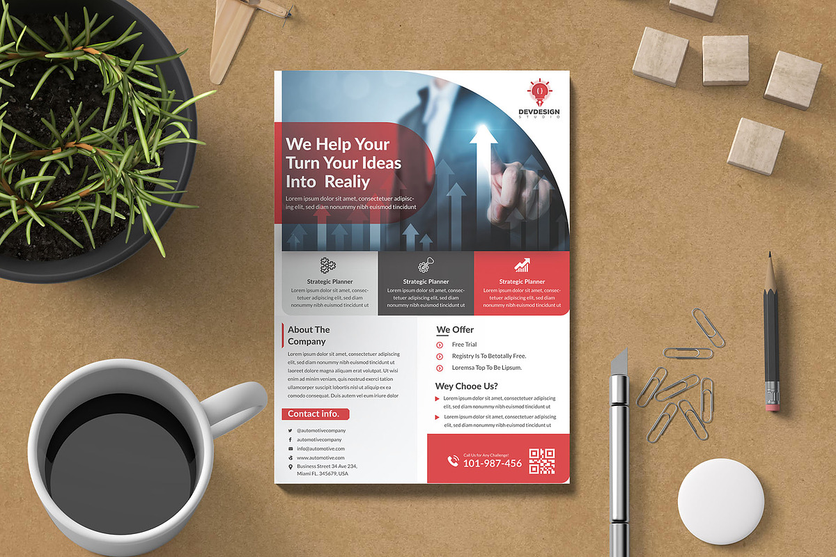 Corporate Business Flyer, a Flyer Template by litoondev (Photo 1 of 3)