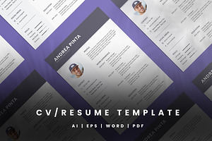 CV Resume Template - 04