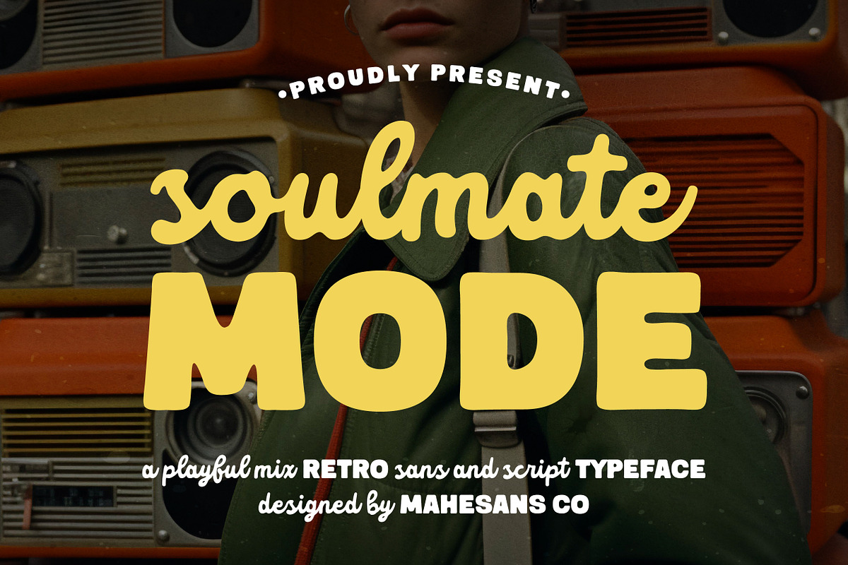 Soulmate Mode – Sans & Script Duo, a Sans Serif Font by Mahesans Co (Photo 1 of 13)