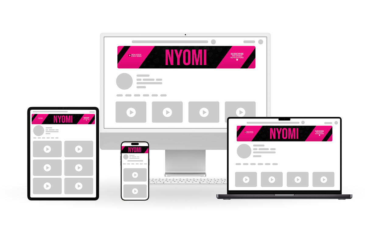 Podcast YouTube Banner Template, a Social Media Template by Vaughn Studios (Photo 3 of 5)