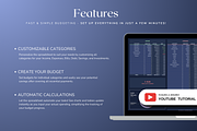 Simple Monthly Budget - Darkmode, a Templates & Theme by The Creative Plans co (Thumbnail 3 of 10)