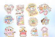Coastal Summer Bookish Quotes Bundle, a Seasonal Illustration by Huxmay (Thumbnail 5 of 9)