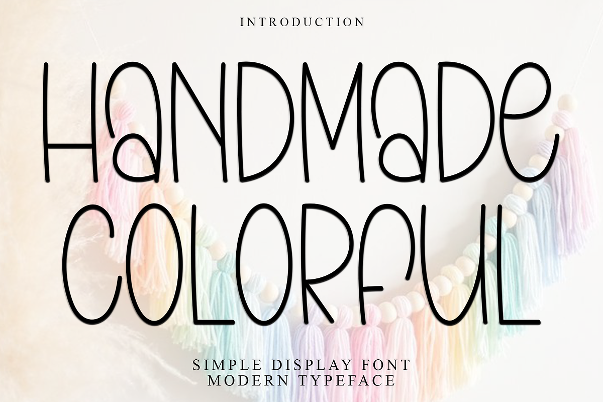 Handmade Colorful, a Sans Serif Font by InermediaSTUDIO (Photo 1 of 7)