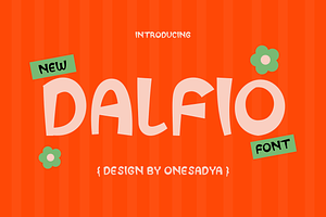 Dalfio – Playful Display Font