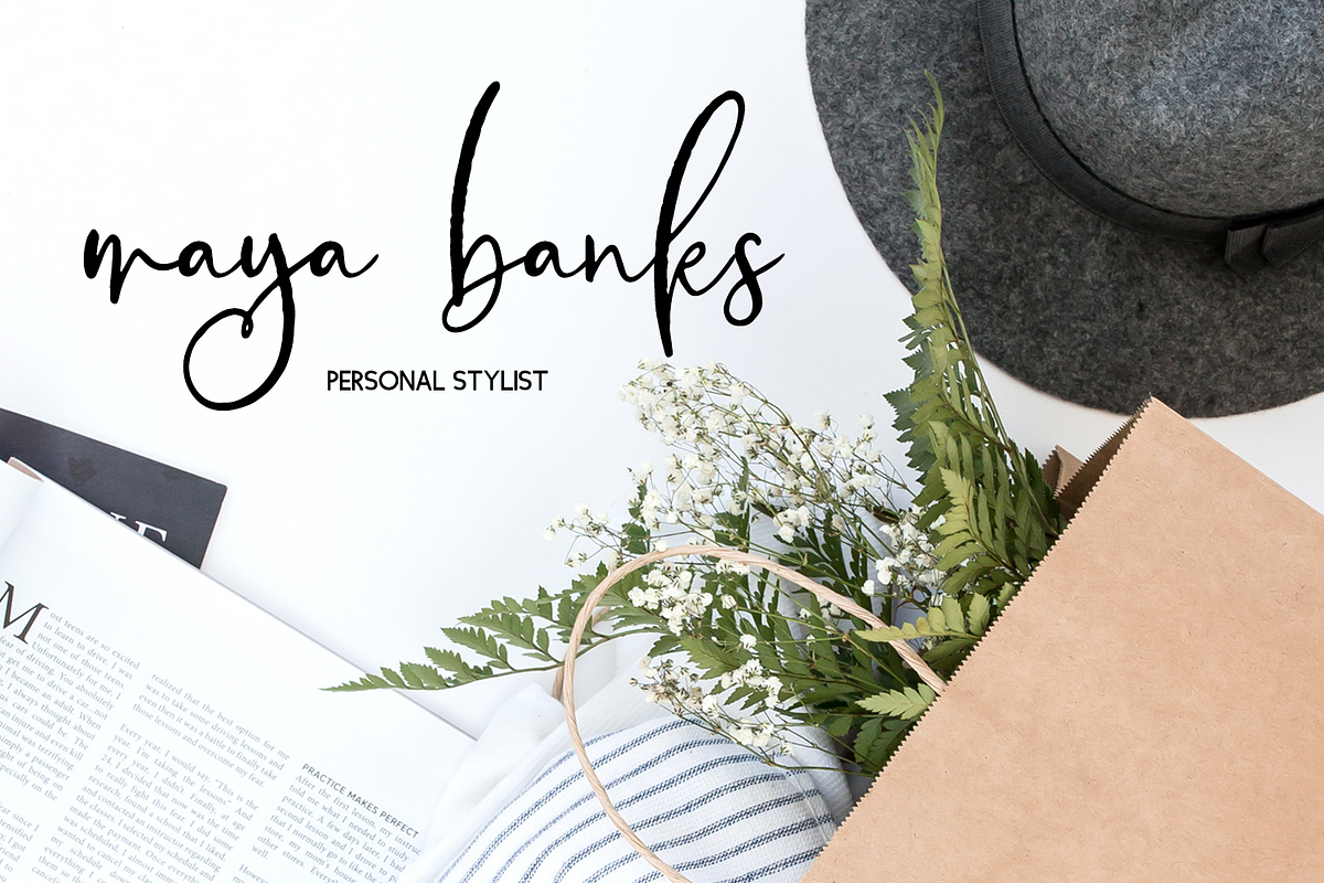 Islay Script, a Script Font by Beck McCormick (Photo 9 of 10)