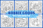 Bobbie Goods Coloring Book, an Animal Illustration by Coco Bloom (Thumbnail 1 of 3)