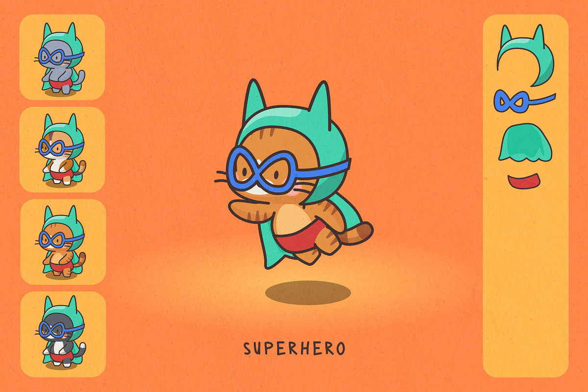 Cats in Costumes: Halloween Edition, an Illustration by Green Room Media (Photo 23 of 27)