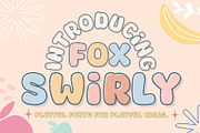 Fox Swirly: 3 Font Styles, a Handwritten Font by Fox7 By Rattana (Thumbnail 1 of 12)