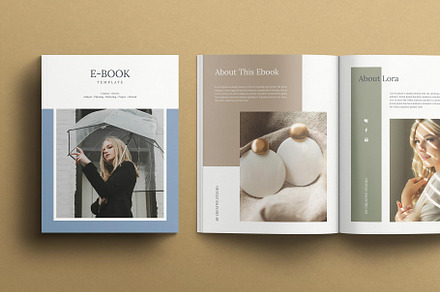 Ebook Template, a Magazine Template by TemplatesForest