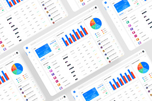 Management Dashboard UI Kit Figma, an UI Kit Template by iDoodle Studio