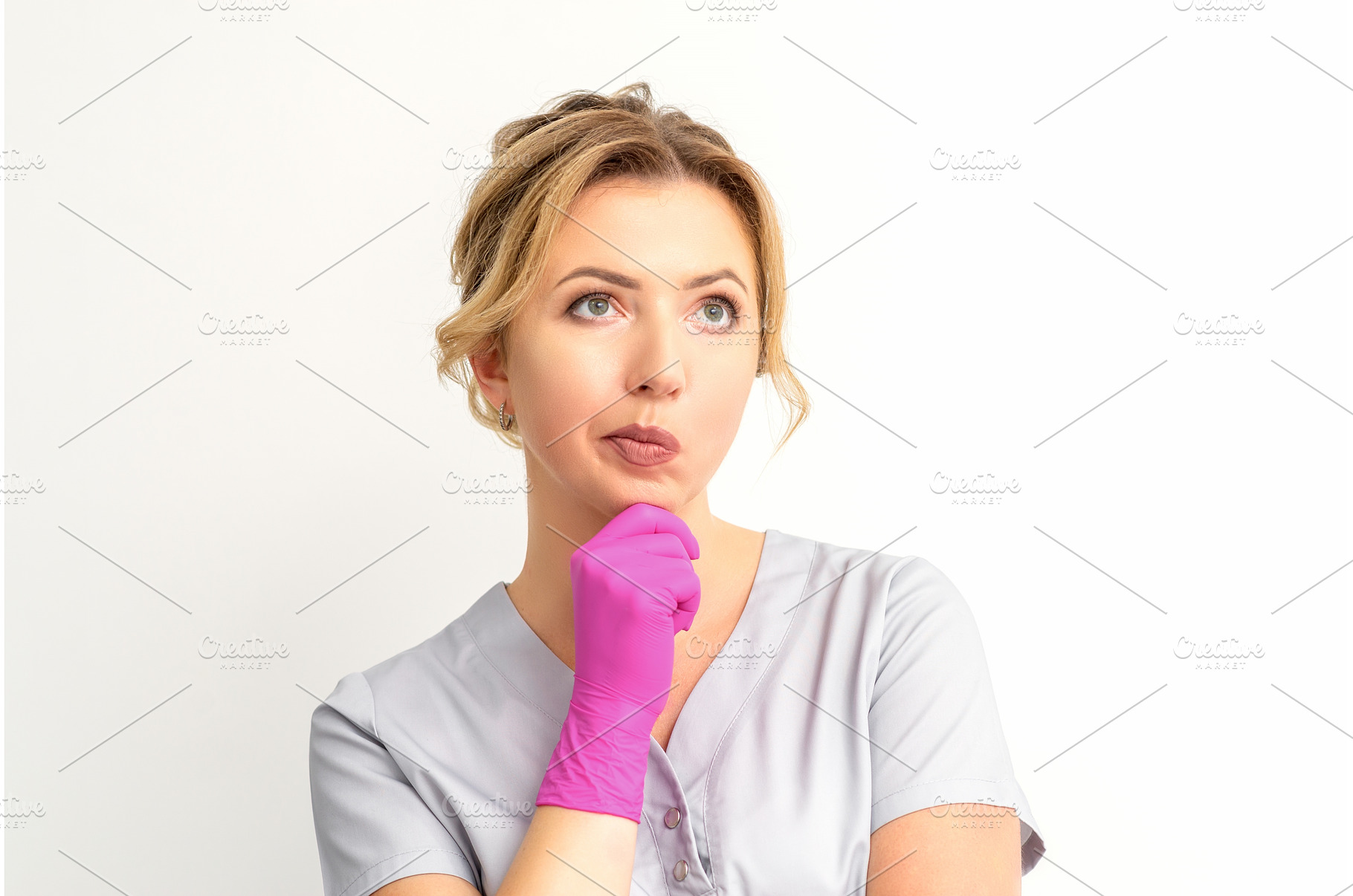 Young caucasian female doctor, a Person Photo by okskukuruza