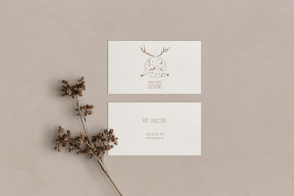 'MAGIC MOON' 22 LOGO TEMPLATES, a Branding & Logo Template by Luna Dreams (Photo 2 of 15)