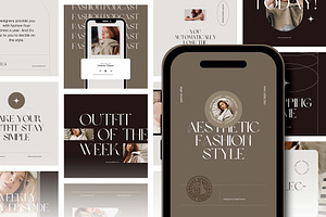 Fashion Creator Canva Instagram Post