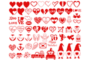 Heart Stencil Valentine Heart Bundle, an Object Graphic by Doodle Cloud Studio (Thumbnail 1 of 2)