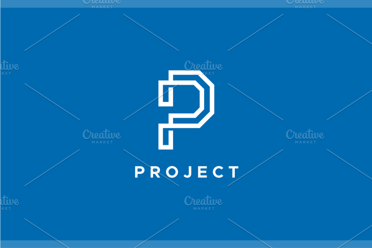 Monogram P Logo, a Branding & Logo Template by yopie