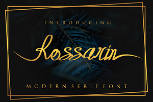 Rossarin Font