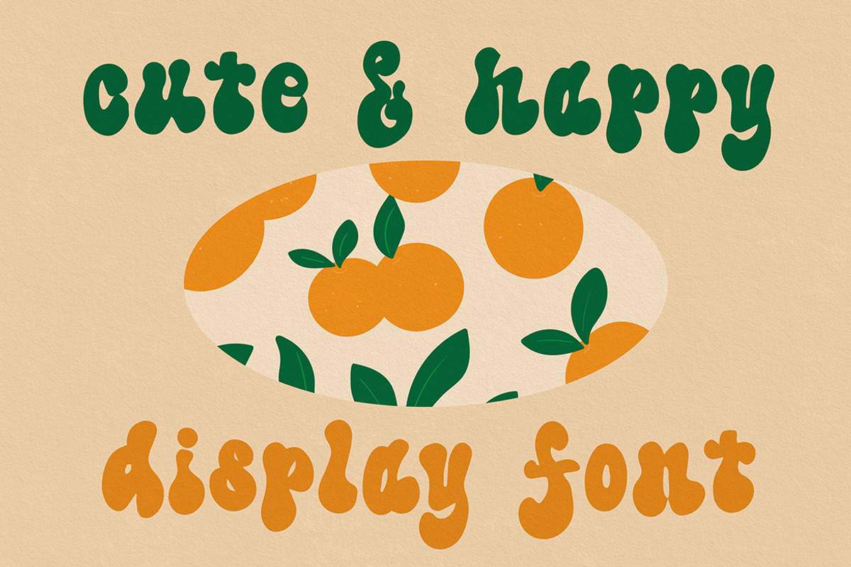 Eighties Party - Bubble Retro Font, a Font by Deeezy (Photo 2 of 6)